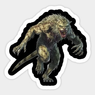 Ravenous Shadows: Horror of the Zombie Panther Sticker